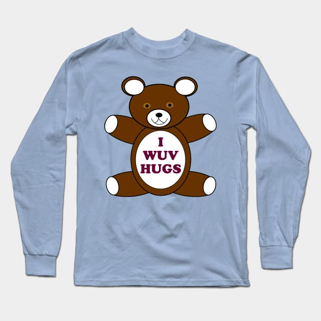 I Wuv Hugs Long Sleeve T-Shirt by aviaa